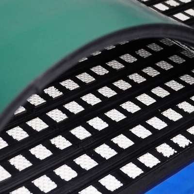 Detail shot of self-adhesive semi-cured layer