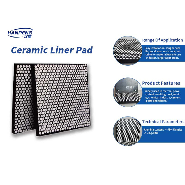 High-Quality Ceramic Material Ceramic Liner Pad