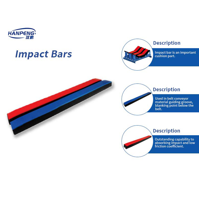  smooth material handling while preventing conveyor belt damage Impact Bars