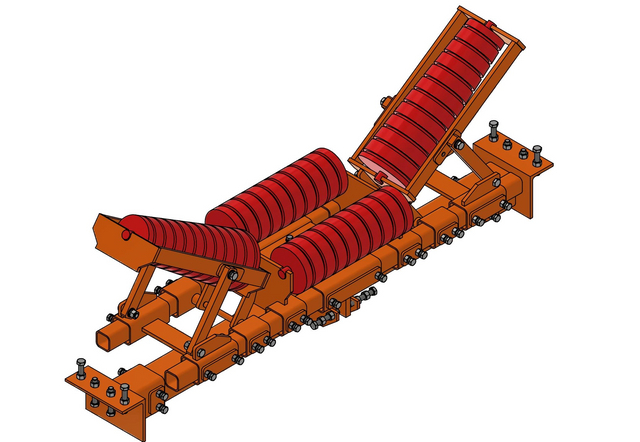 simple structure, low maintenance costs, and ease of operation, the trough-shaped alignment device is widely used in various industrial production lines Return tracker system